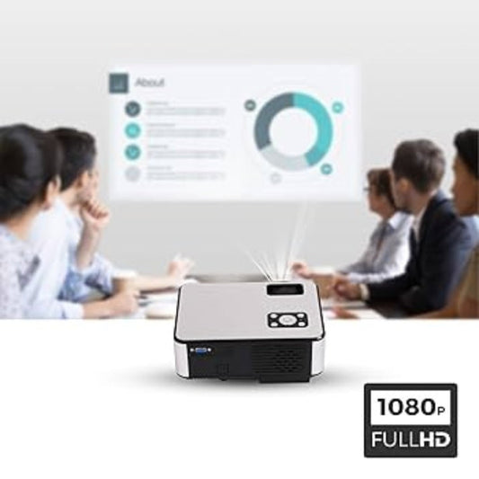 ZEBRONICS ZEB-LP2800HD (2800 lm) 720p HD||Built-in-Speaker Projector (Black)