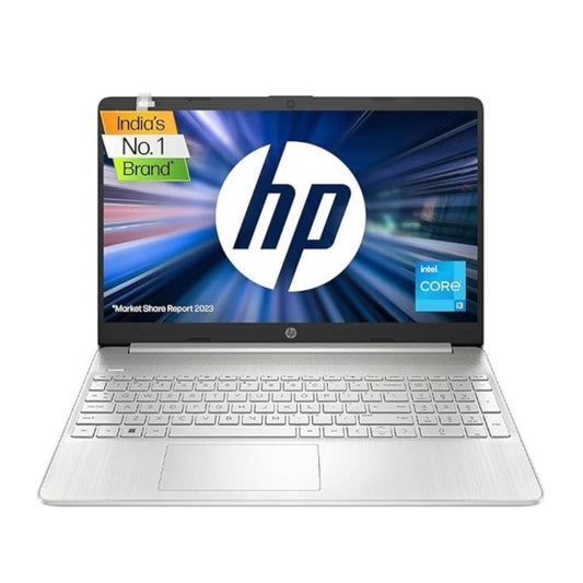 HP Laptop 15s, 12th Gen Intel Core i3-1215U, 15.6 inch(39.6cm) FHD Laptop(8GB RAM,512GB SSD,Intel UHD Graphics,Alexa,Numeric Keypad,Dual Speaker,Win 11,MSO 21,1.69 Kgs,Natural Silver)