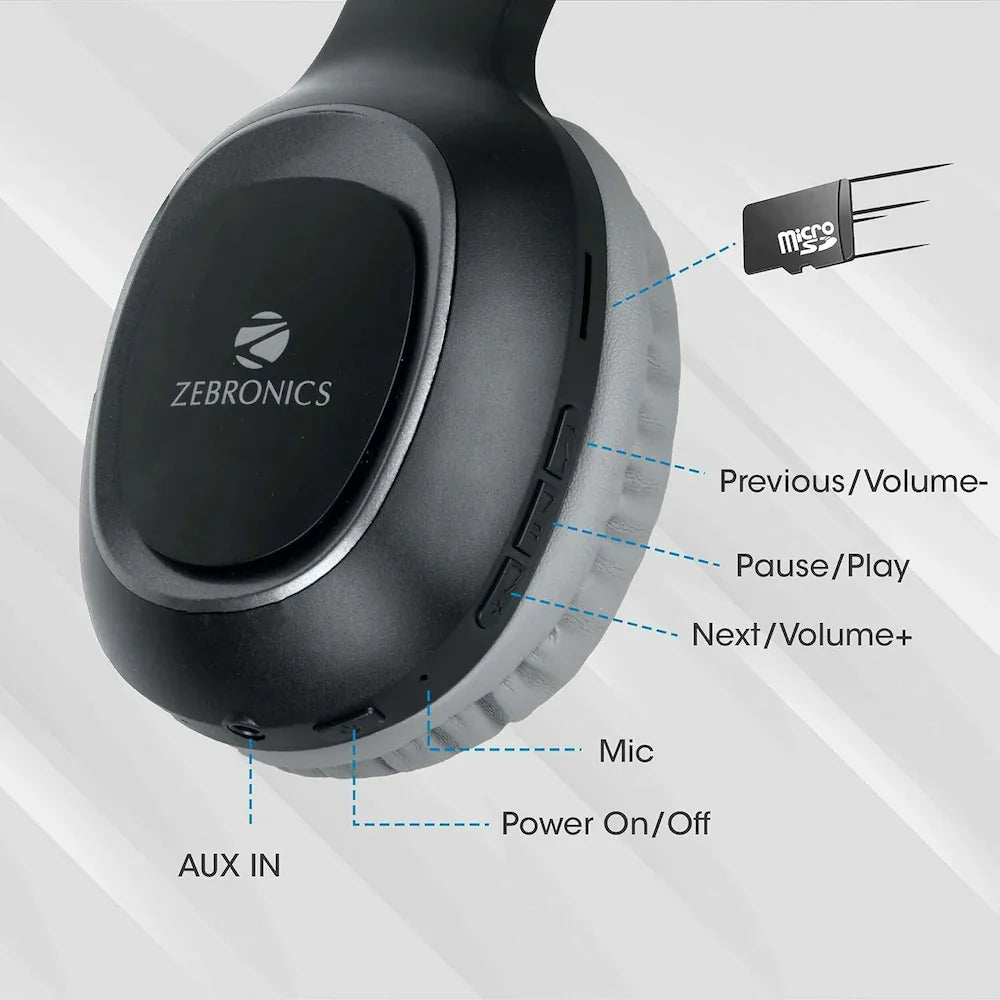 Zebronics ZEB PARADISE WIRELESS Headphone