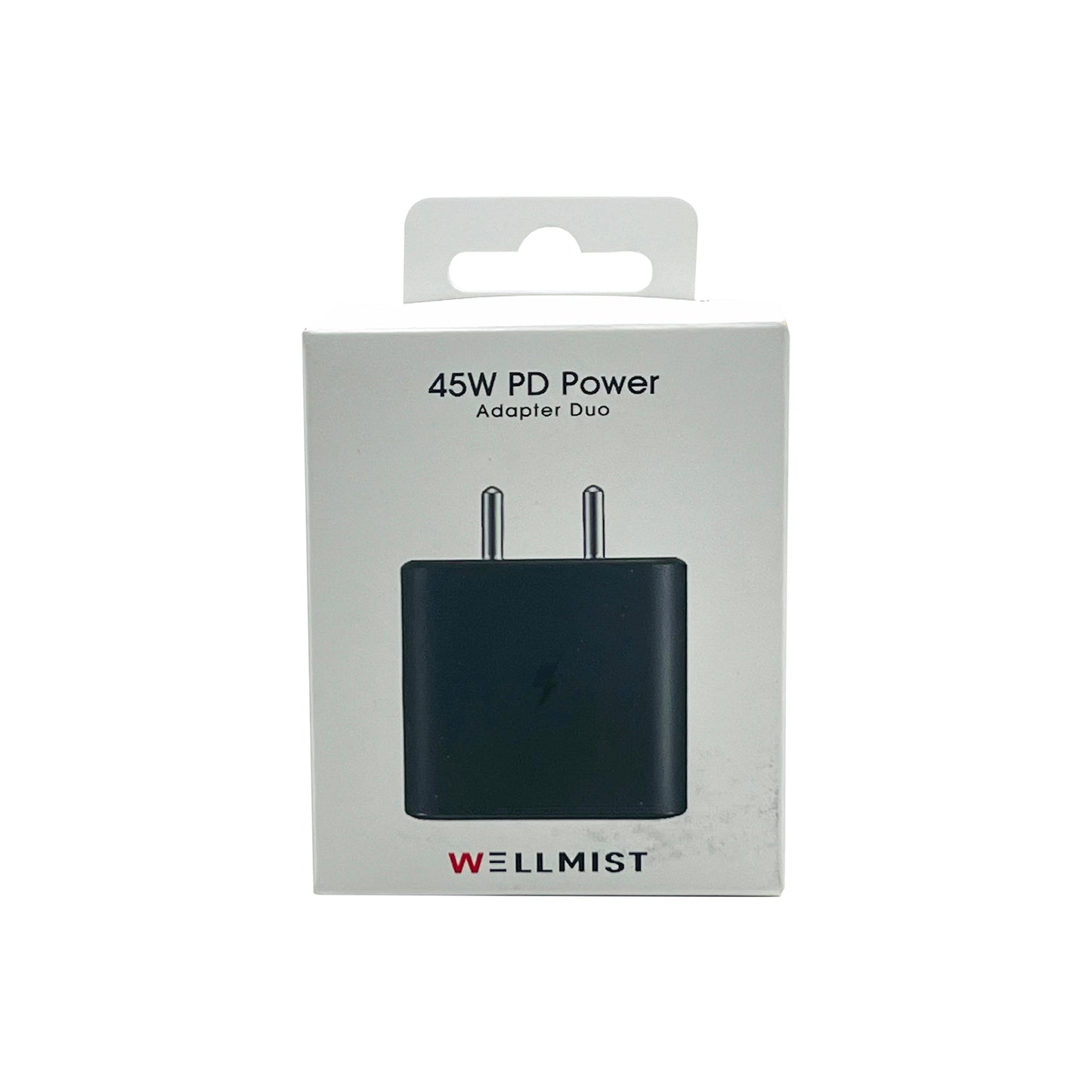 Wellmist 45 W Power Adapter Duo,Fast Changing,Copmatible with Smart Phone and tablet