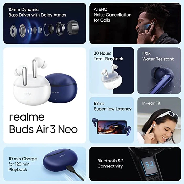 realme Buds Air 3 Neo True Wireless in-Ear Earbuds