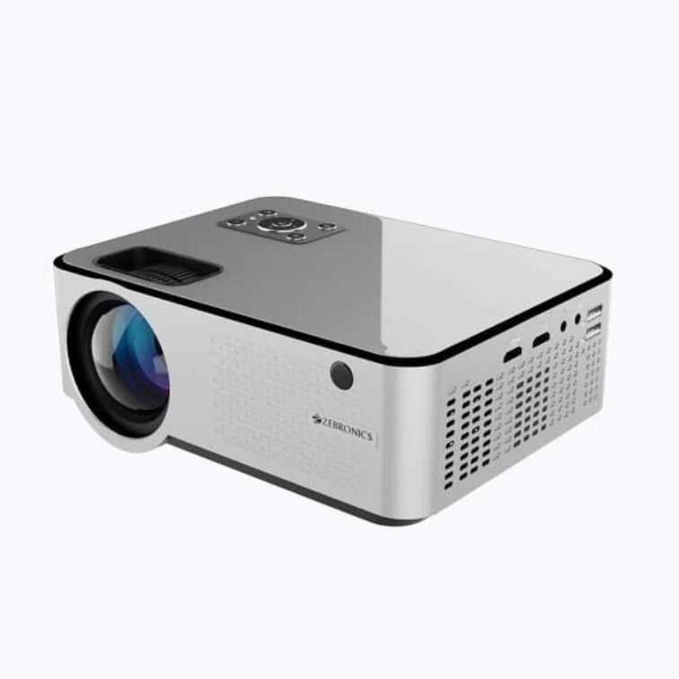 ZEBRONICS ZEB-LP2800HD (2800 lm) 720p HD||Built-in-Speaker Projector  (Black)