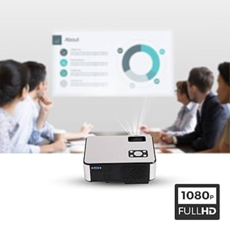 ZEBRONICS ZEB-LP2800HD (2800 lm) 720p HD||Built-in-Speaker Projector  (Black)