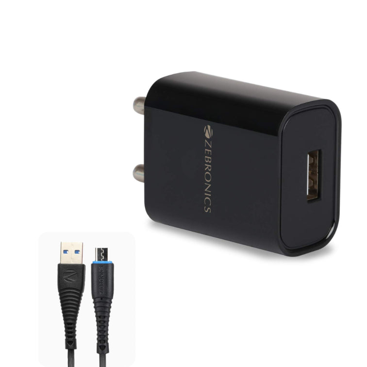 Zebronics Usb charger With Micro Usb Cable