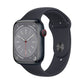 Apple Watch Series 8 [GPS 45 mm] smart watch w/Midnight Aluminium Case with Midnight Sport Band.