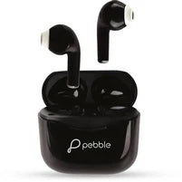 Pebble PTWE06 WHITE WIRELESS EARPHONES Bluetooth Headset (White, In the Ear)