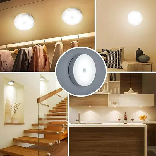 Motion Sensor Light for Home with USB Charging Wireless LED Night Light ( Pack of 2)