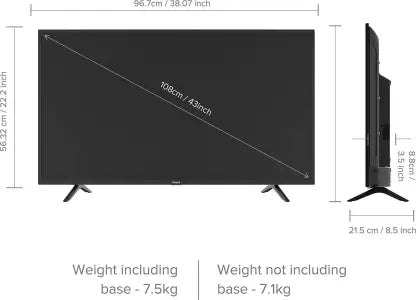 Redmi 108 cm (43 inches) 4K Ultra HD Android Smart LED TV