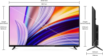 OnePlus 108 cm (43 inch) Full HD Android Smart LED TV with Dolby Audio Surround Sound Technology, 43Y1S Edge