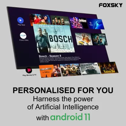 Foxsky 80 cm (32 inches) HD Ready Smart LED TV