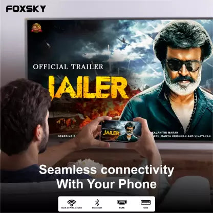 Foxsky 80 cm (32 inches) HD Ready Smart LED TV