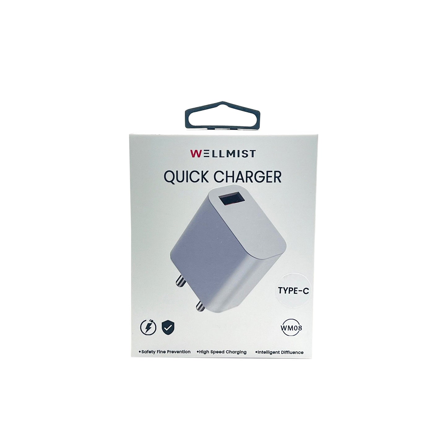 Wellmist Quick Charger(TYPE-C)Cable, High Speed Charging (WM08)