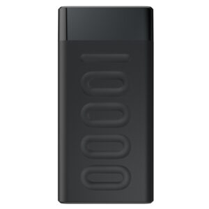 Ambrane Stylo 10000mAh Li-Polymer Power Bank, 20W Fast Charging, Dual Output, Type C PD (Input & Output), Quick Charge, Multi-Layer Protection for iPhone, Anrdoid (Black)