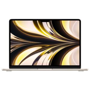 Apple MLY23HNA MacBook Air (Apple M2 Chip/8GB/512GB SSD/macOS/Liquid Retina), 34.46 cm (13.6 inch), Starlight