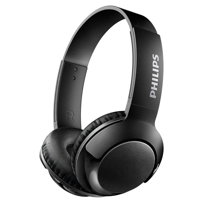 Philips SHB3075 Bass+ Wireless Headphone with Mic, Black