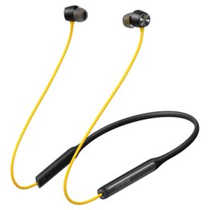 Realme Pro Wireless Neckband Earphone with 22 Hours Playback, Party Yellow