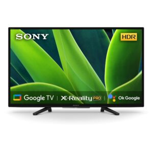 Sony Bravia 80 cm (32 inches) HD Ready Smart LED Google TV with Dolby Audio & Alexa Compatibility KD-32W830K (Black)