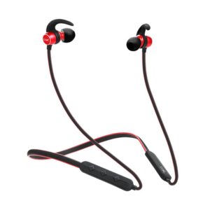 boAt Rockerz 255R Bluetooth Neckband Earphone with Mic IPX5 Water & Sweat Resistance, 6H playback, Red