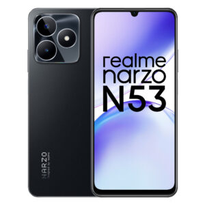 Realme Narzo N53 128 GB, 6 GB RAM, Feather Black, Mobile Phone